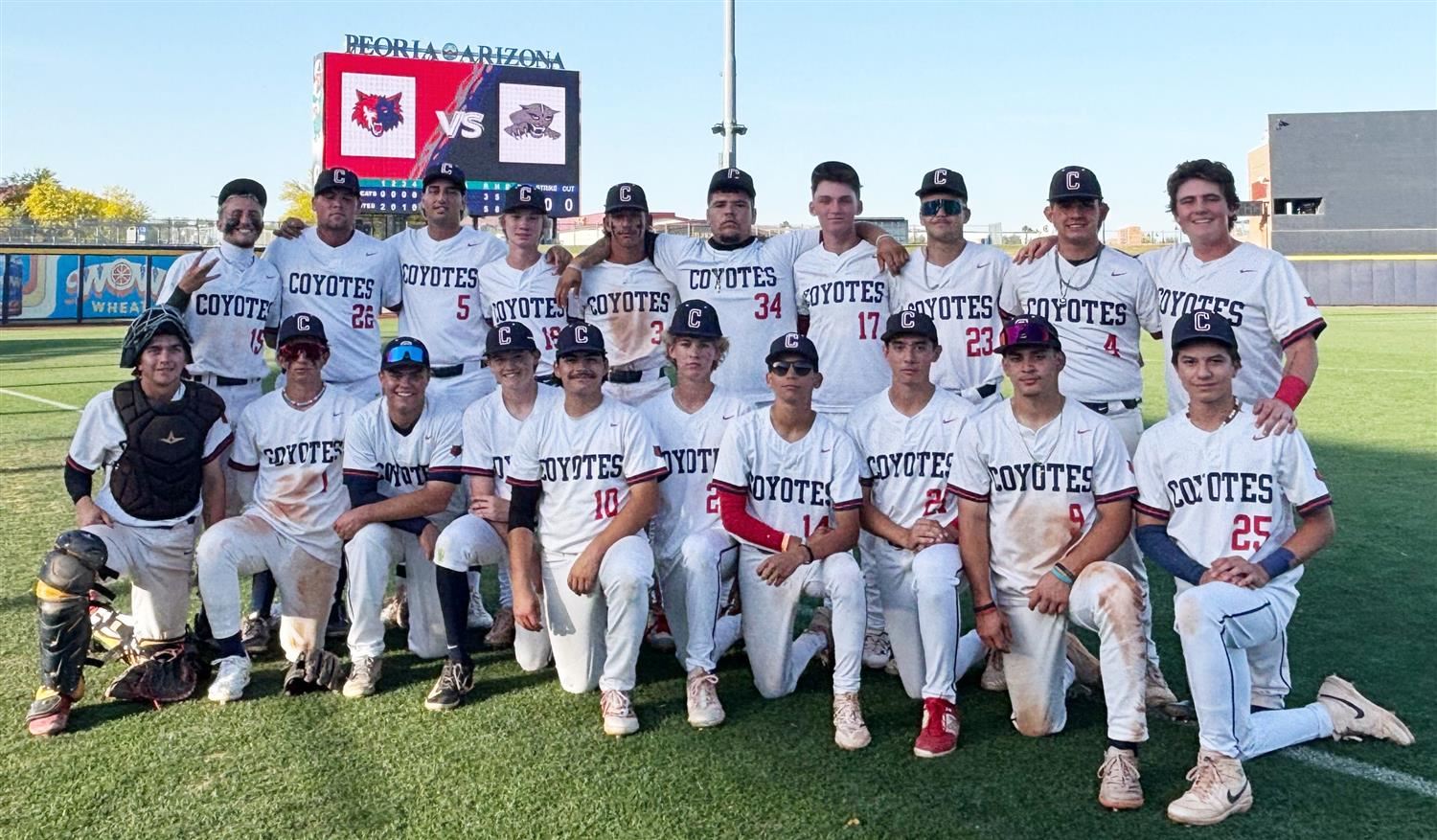 baseball team section champs
